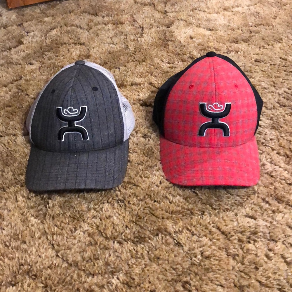 Black and red hooey hats.